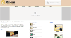 Desktop Screenshot of miloniinternational.com
